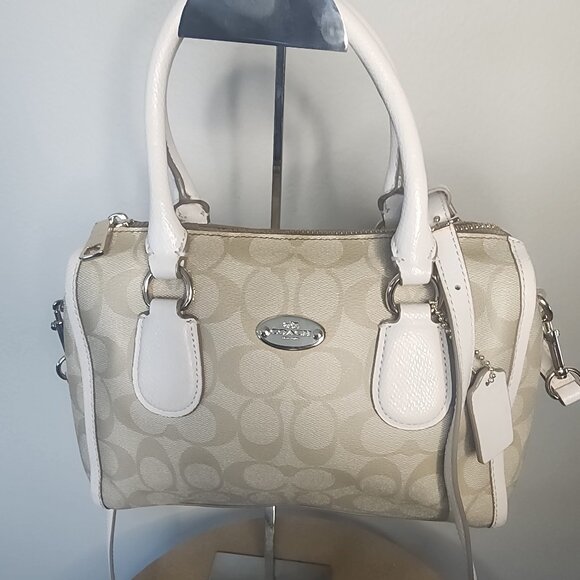 Coach  Mini Signature Bennet Satchel Crossbody Handbag - Picture 1 of 14